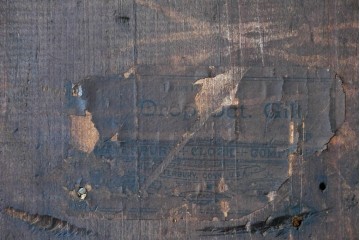 アメリカアンティーク　WATERBURY CLOCK CO.(ウォーターベリー)　使い古した風合いが味わい深い八角振り子時計　(R-086134)