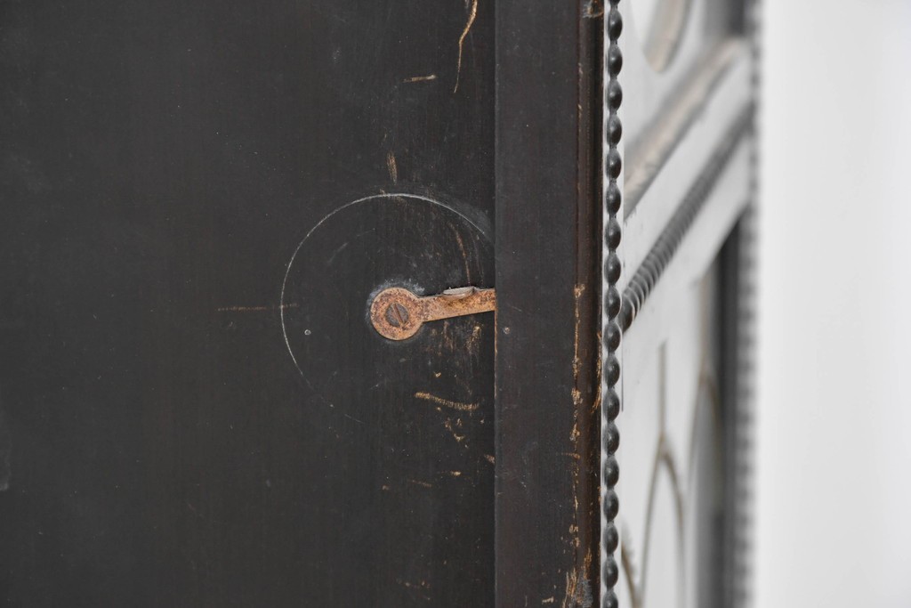 和製アンティーク　精工舎(SEIKOSHA、セイコー)　装飾彫刻がクラシカルな掛け時計　(R-086135)