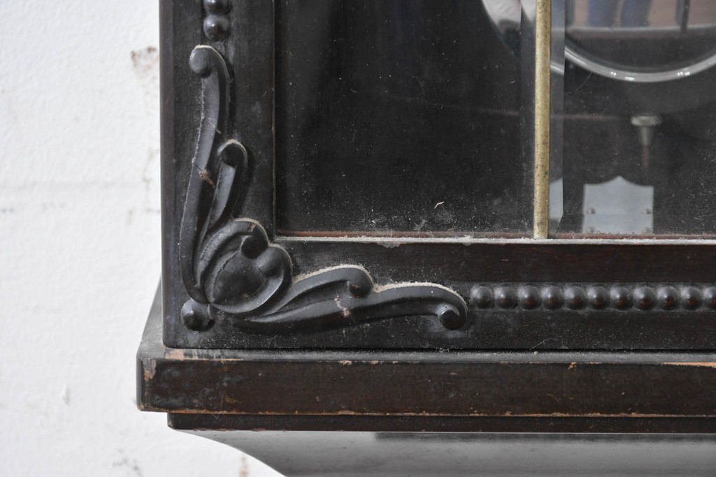 和製アンティーク　精工舎(SEIKOSHA、セイコー)　装飾彫刻がクラシカルな掛け時計　(R-086135)