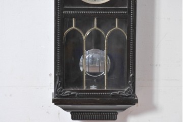 和製アンティーク　精工舎(SEIKOSHA、セイコー)　装飾彫刻がクラシカルな掛け時計　(R-086135)