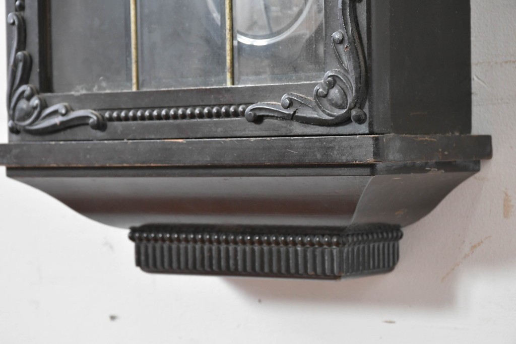 和製アンティーク　精工舎(SEIKOSHA、セイコー)　装飾彫刻がクラシカルな掛け時計　(R-086135)