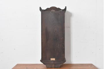 和製アンティーク　精工舎(SEIKOSHA、セイコー)　装飾彫刻がクラシカルな掛け時計　(R-086135)