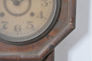 和製アンティーク　精工舎(SEIKOSHA、セイコー)　時代を感じる佇まいのレトロな八角振り子時計　(R-086136)