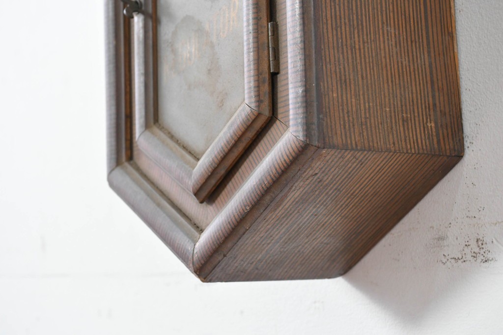 和製アンティーク　精工舎(SEIKOSHA、セイコー)　時代を感じる佇まいのレトロな八角振り子時計　(R-086136)