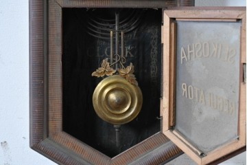 和製アンティーク　精工舎(SEIKOSHA、セイコー)　時代を感じる佇まいのレトロな八角振り子時計　(R-086136)