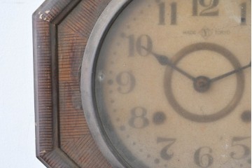 和製アンティーク　精工舎(SEIKOSHA、セイコー)　時代を感じる佇まいのレトロな八角振り子時計　(R-086136)