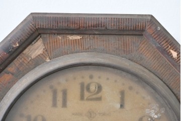 和製アンティーク　精工舎(SEIKOSHA、セイコー)　時代を感じる佇まいのレトロな八角振り子時計　(R-086136)