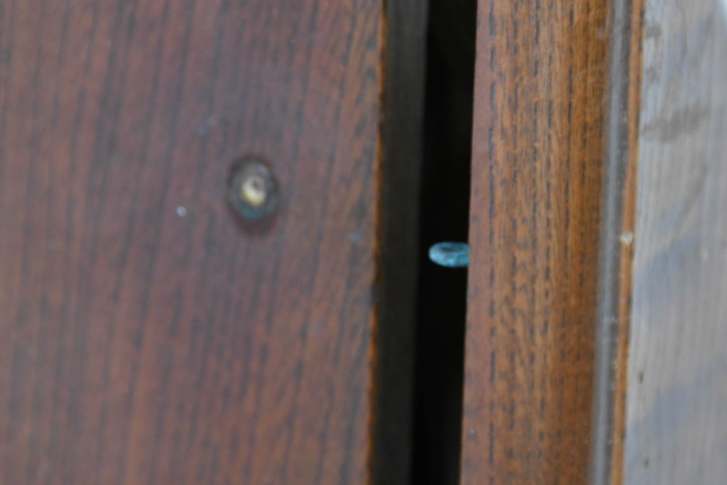 和製アンティーク　味わいのある木目が魅力の振り子時計　(R-086137)