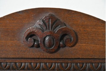 和製アンティーク　クラシカルな装飾彫刻が美しい振り子時計　(R-086138)