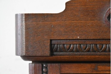 和製アンティーク　クラシカルな装飾彫刻が美しい振り子時計　(R-086138)