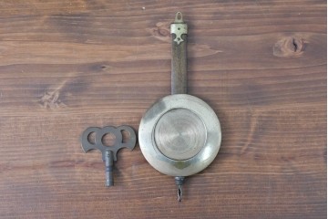 和製アンティーク　クラシカルな装飾彫刻が美しい振り子時計　(R-086138)