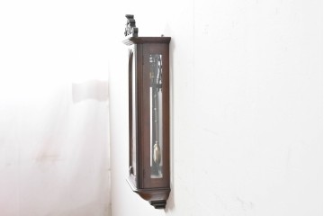 和製アンティーク　明治大正期　スリゲル型　ホーロー文字盤のクラシカルな振り子時計　(R-086139)