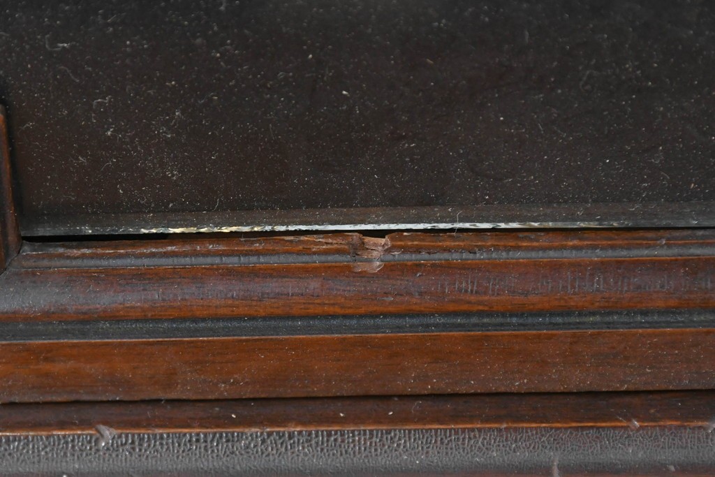 和製アンティーク　明治大正期　スリゲル型　ホーロー文字盤のクラシカルな振り子時計　(R-086139)