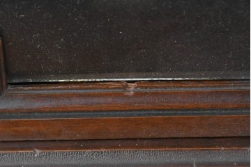 和製アンティーク　明治大正期　スリゲル型　ホーロー文字盤のクラシカルな振り子時計　(R-086139)