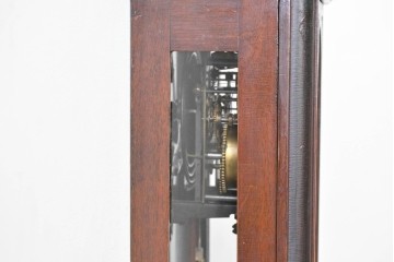 和製アンティーク　明治大正期　スリゲル型　ホーロー文字盤のクラシカルな振り子時計　(R-086139)