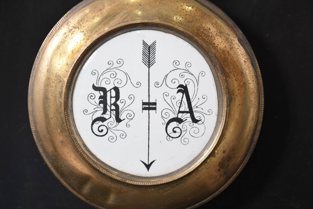 和製アンティーク　明治大正期　スリゲル型　ホーロー文字盤のクラシカルな振り子時計　(R-086139)