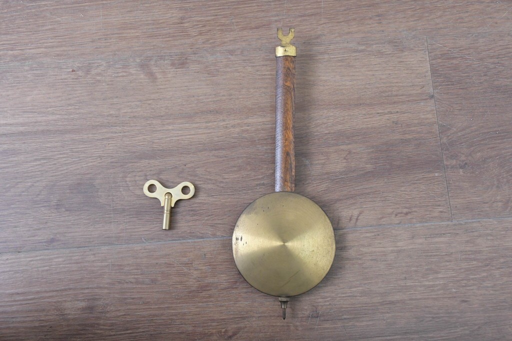 和製アンティーク　精工舎(SEIKOSHA、セイコー)　レトロで素朴な印象の振り子時計　(R-086140)