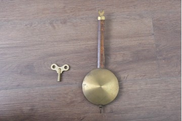 和製アンティーク　精工舎(SEIKOSHA、セイコー)　レトロで素朴な印象の振り子時計　(R-086140)