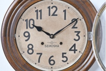 和製アンティーク　精工舎(SEIKOSHA、セイコー)　レトロで素朴な印象の振り子時計　(R-086140)