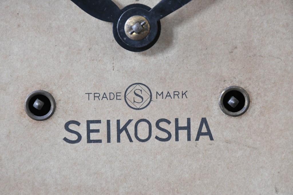 和製アンティーク　精工舎(SEIKOSHA、セイコー)　レトロで素朴な印象の振り子時計　(R-086140)