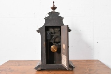 ドイツアンティーク　H.A.C(ハンブルグ・アメリカンクロック・カンパニー)製　Junghans(ユンハンス)合併前の希少品!　文字盤の美しい置時計　(R-086141)