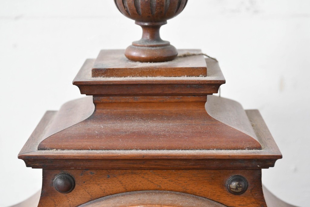 ドイツアンティーク　H.A.C(ハンブルグ・アメリカンクロック・カンパニー)製　Junghans(ユンハンス)合併前の希少品!　文字盤の美しい置時計　(R-086141)