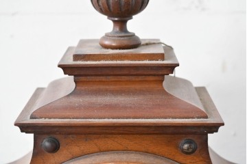 ドイツアンティーク　H.A.C(ハンブルグ・アメリカンクロック・カンパニー)製　Junghans(ユンハンス)合併前の希少品!　文字盤の美しい置時計　(R-086141)