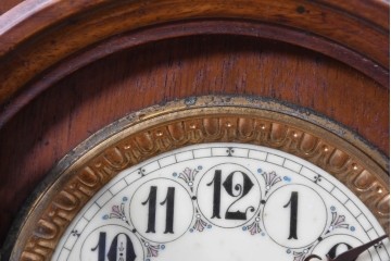 ドイツアンティーク　H.A.C(ハンブルグ・アメリカンクロック・カンパニー)製　Junghans(ユンハンス)合併前の希少品!　文字盤の美しい置時計　(R-086141)