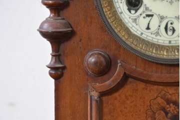 ドイツアンティーク　H.A.C(ハンブルグ・アメリカンクロック・カンパニー)製　Junghans(ユンハンス)合併前の希少品!　文字盤の美しい置時計　(R-086141)