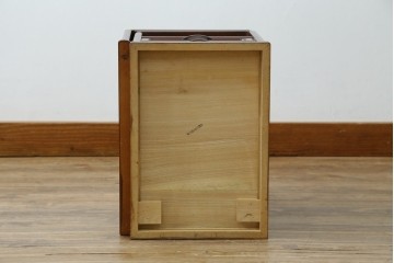 中古　希少な廃番品　欅(ケヤキ)材　コンパクトにまとまる折り畳み式文机　(R-086142)