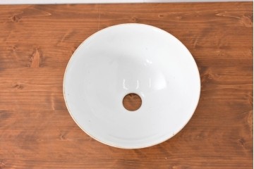 《引っ掛けシーリング式ペンダントライト加工費込み》　和製ヴィンテージ　希少モデル　オールドノリタケ　鹿が描かれた陶器製ペンダントライト　(R-086144)