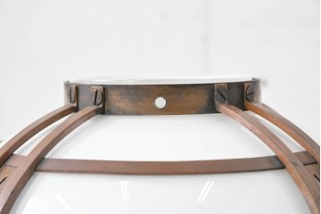 《引っ掛けシーリング式ペンダントライト加工費込み》　和製アンティーク　銅フレームの透かし文様が美しいペンダントライト　(R-086145)