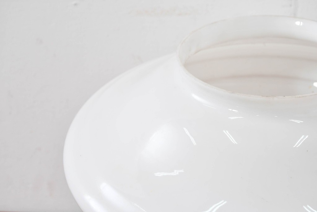 《引っ掛けシーリング式ペンダントライト加工費込み》　和製アンティーク　ゴールドの文様が優雅な大型ペンダントライト　(R-086154)