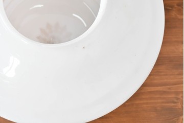 《引っ掛けシーリング式ペンダントライト加工費込み》　和製アンティーク　ゴールドの文様が優雅な大型ペンダントライト　(R-086155)