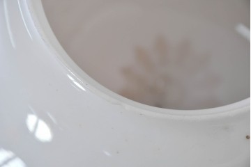 《引っ掛けシーリング式ペンダントライト加工費込み》　和製アンティーク　ゴールドの文様が優雅な大型ペンダントライト　(R-086155)