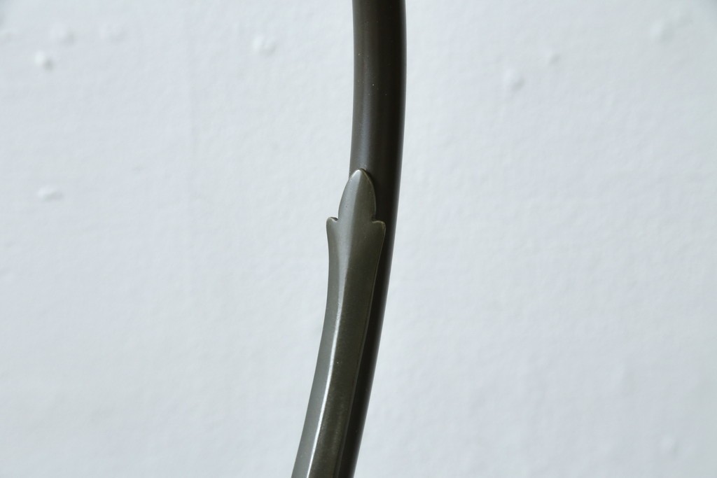 フランスアンティーク　Muller Freres Luneville(ミューラー兄弟)　配色の美しいガラスシェードのテーブルスタンド　(R-086183)