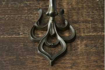 フランスアンティーク　Muller Freres Luneville(ミューラー兄弟)　配色の美しいガラスシェードのテーブルスタンド　(R-086183)