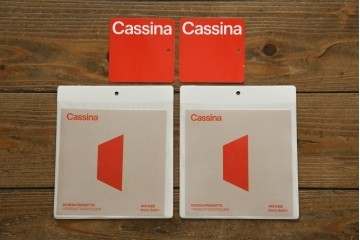 中古　超美品　Cassina(カッシーナ)　MARIO BELLINI(マリオベリーニ)　なめらかな質感の厚革製413CAB(キャブ)アームチェア2脚セット　定価(2脚合計)約100万円　(R-086189)