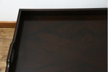中古　Ralph Lauren Home(ラルフローレンホーム)　New Bohemian Coffee Table　丸みのあるバルボス脚が印象的なローテーブル　(R-086194)