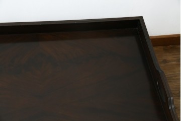 中古　Ralph Lauren Home(ラルフローレンホーム)　New Bohemian Coffee Table　丸みのあるバルボス脚が印象的なローテーブル　(R-086194)