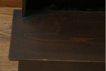 和製アンティーク　昭和初期　素朴な佇まいの2段踏み台　(R-086198)