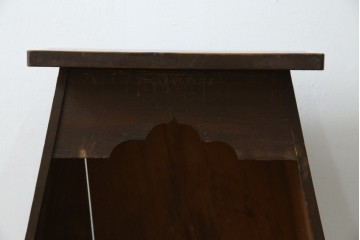 和製アンティーク　昭和初期　素朴な佇まいの2段踏み台　(R-086198)