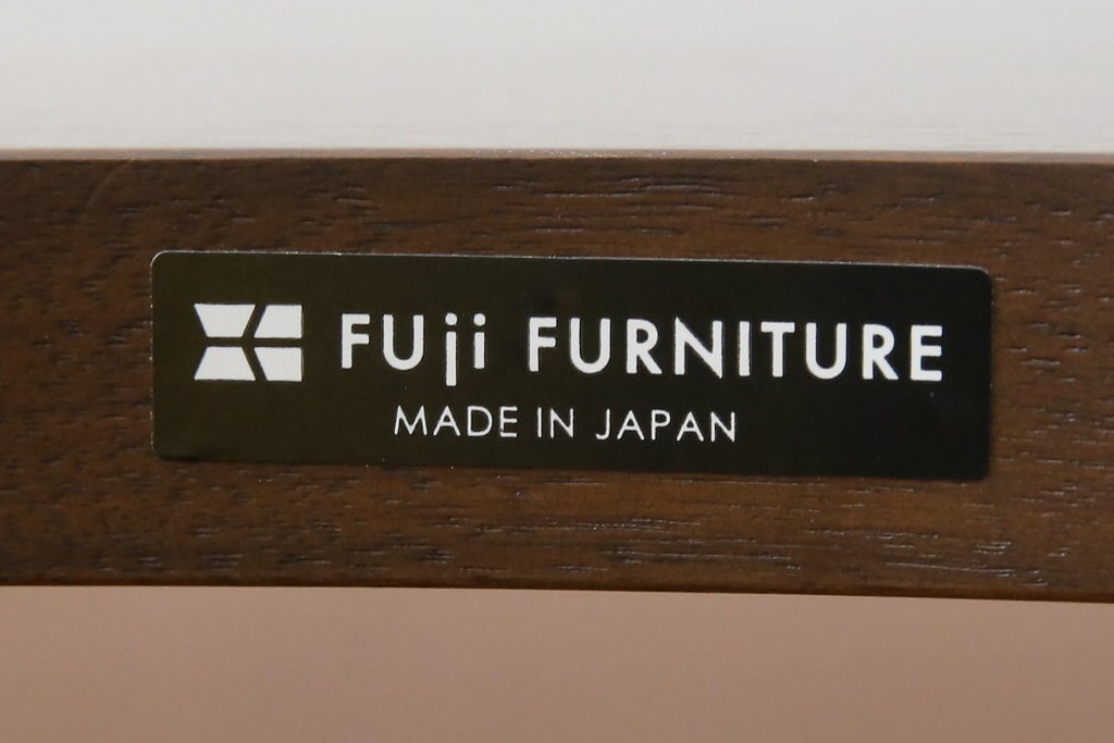 中古　超美品　FUJI FURNITURE(冨士ファニチア)　ガラス×引き出し収納がおしゃれなテレビボード　定価約35万円　(R-086202)