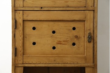 イギリスアンティーク　Lloyd’s Antiques(ロイズアンティークス)取り扱い　パイン材らしい柔らかな風合いが魅力の縦型キャビネット　(R-086203)