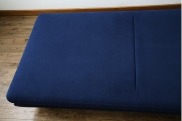 中古　美品　ほぼ未使用　Ligne roset(リーン・ロゼ)　ROSETPrado(ロゼプラド)　深みのあるブルーの2Pソファ　定価約80万円　(R-086204)