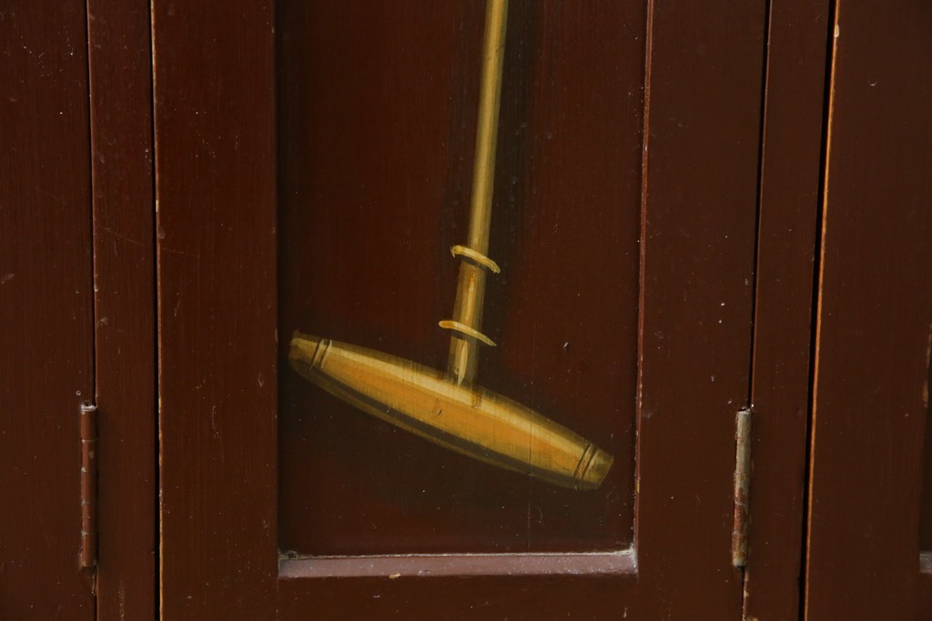 イギリスアンティーク　Lloyd’s Antiques(ロイズアンティークス)取り扱い　紋章入りのポロクラブの4連ロッカー　(R-086207)