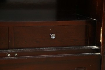 中古　美品　モリシゲ(MORISHIGE/森繁)　網代扉が美しい李朝デザインのキャビネット　定価約60万円　(R-086208)