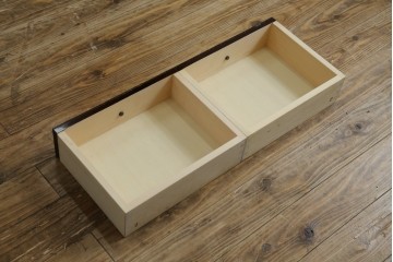 中古　美品　モリシゲ(MORISHIGE/森繁)　網代扉が美しい李朝デザインのキャビネット　定価約60万円　(R-086208)