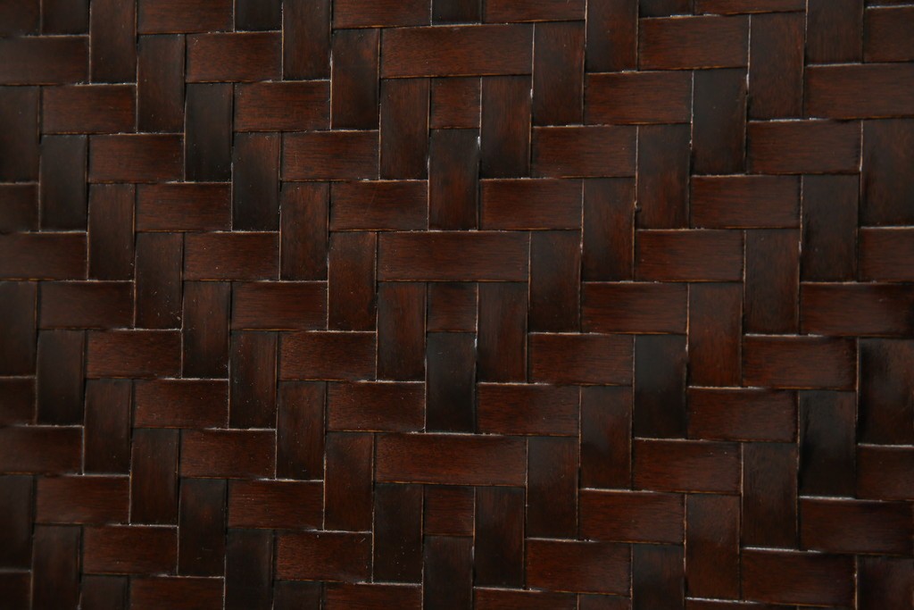 中古　美品　モリシゲ(MORISHIGE/森繁)　網代扉が美しい李朝デザインのキャビネット　定価約60万円　(R-086208)