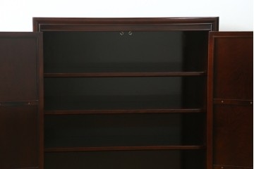 中古　美品　モリシゲ(MORISHIGE/森繁)　網代扉が美しい李朝デザインのキャビネット　定価約60万円　(R-086208)